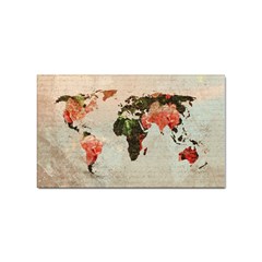 Vintageworldmap1200 Sticker (rectangle)