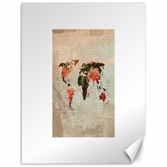 Vintageworldmap1200 Canvas 12  X 16  (unframed)