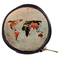 Vintageworldmap1200 Mini Makeup Case