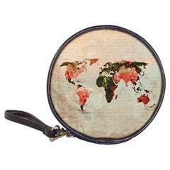 Vintageworldmap1200 Cd Wallet