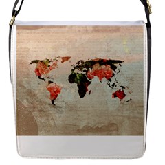 Vintageworldmap1200 Flap Closure Messenger Bag (small) by mjdesigns