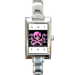 Poison Rectangular Italian Charm Watch