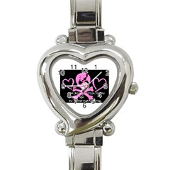 Book1 Heart Italian Charm Watch 