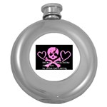 Book1 Hip Flask (Round) Front