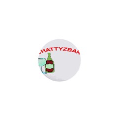 Chattyzbar T-shirt 1  Mini Button Magnet