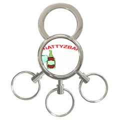 Chattyzbar T-shirt 3-ring Key Chain