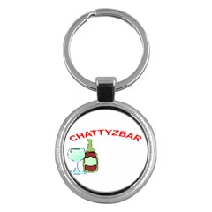 Chattyzbar T-shirt Key Chain (round)