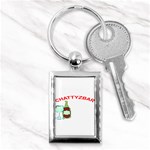 ChattyzBar T-shirt Key Chain (Rectangle) Front