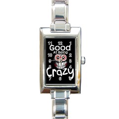 Crazy Rectangular Italian Charm Watch