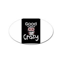 Crazy Sticker 10 Pack (oval)