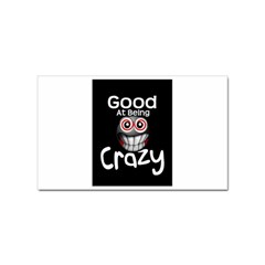 Crazy Sticker 10 Pack (rectangle) by ukbanter