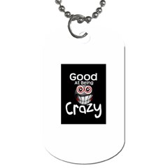 Crazy Dog Tag (two-sided) 