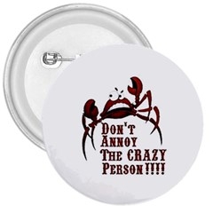 Crazy Person 3  Button