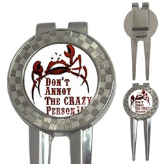 Crazy Person Golf Pitchfork & Ball Marker by ukbanter