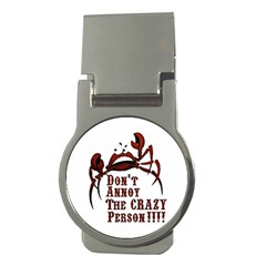 Crazy Person Money Clip (round)