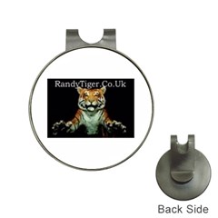 Tiger Hat Clip With Golf Ball Marker by ukbanter