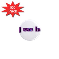 Weewee 1  Mini Button Magnet (100 Pack)