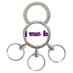 Weewee 3-ring Key Chain