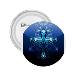 Glossy Blue Cross Live Wp 1 2 S 307x512 2 25  Button by ukbanter