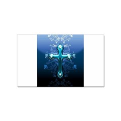 Glossy Blue Cross Live Wp 1 2 S 307x512 Sticker (rectangle) by ukbanter