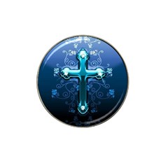 Glossy Blue Cross Live Wp 1 2 S 307x512 Golf Ball Marker 4 Pack (for Hat Clip) by ukbanter