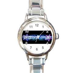 Banner2 Round Italian Charm Watch by ukbanter