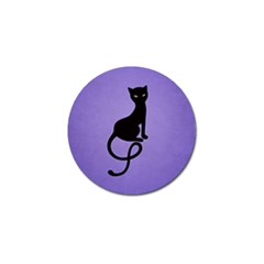 Purple Gracious Evil Black Cat Golf Ball Marker 4 Pack by CreaturesStore