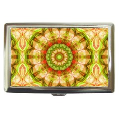 Red Green Apples Mandala Cigarette Money Case