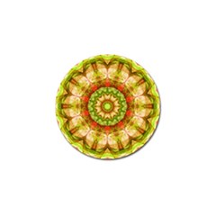 Red Green Apples Mandala Golf Ball Marker 10 Pack by Zandiepants