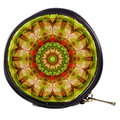 Red Green Apples Mandala Mini Makeup Case