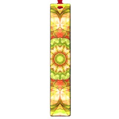 Red Green Apples Mandala Large Bookmark