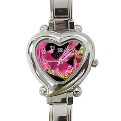 Elegant Writer Heart Italian Charm Watch  by StuffOrSomething