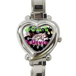 Don t Stop Believing Heart Italian Charm Watch  Front