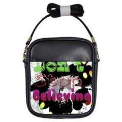 Don t Stop Believing Girl s Sling Bag by SharoleneCollection