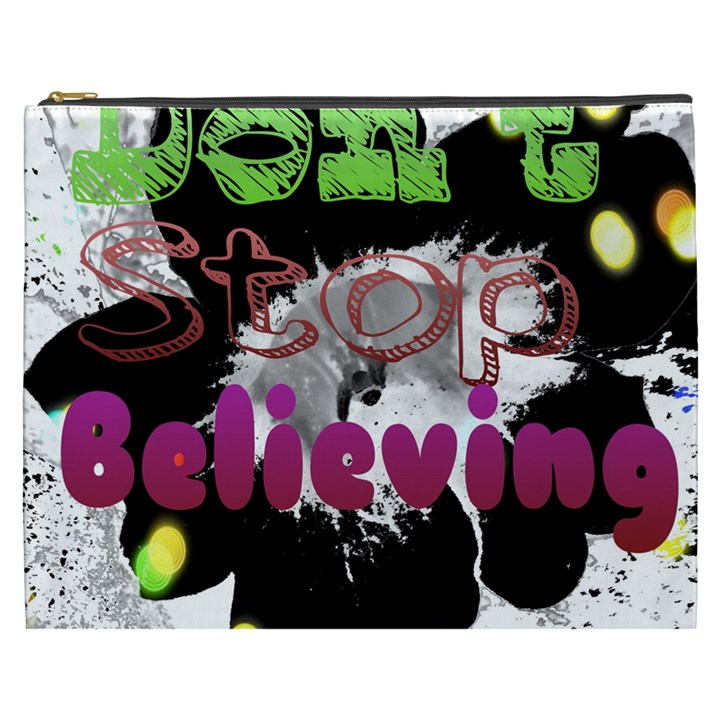 Don t Stop Believing Cosmetic Bag (XXXL)