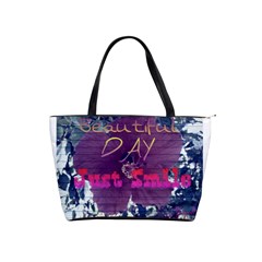 Beautiful Day Just Smile Large Shoulder Bag