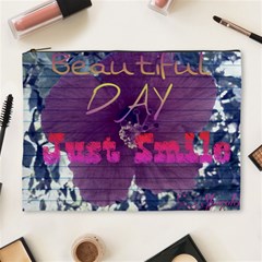 Beautiful Day Just Smile Cosmetic Bag (xl)