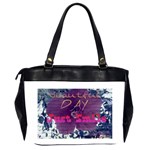 Beautiful Day Just Smile Oversize Office Handbag (Two Sides) Back