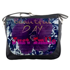 Beautiful Day Just Smile Messenger Bag