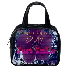 Beautiful Day Just Smile Classic Handbag (one Side)