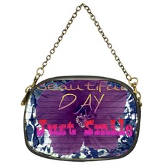 Beautiful Day Just Smile Chain Purse (one Side)