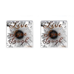 Live Love Laugh Cufflinks (square)