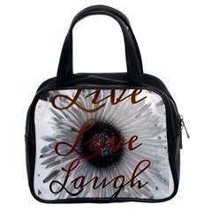 Live Love Laugh Classic Handbag (two Sides)