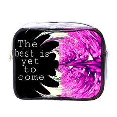 The Best Is Yet To Come Mini Travel Toiletry Bag (one Side)