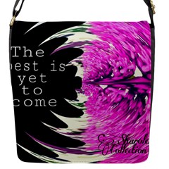 The Best Is Yet To Come Flap Closure Messenger Bag (small)