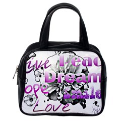 Live Peace Dream Hope Smile Love Classic Handbag (one Side)