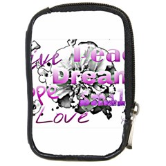 Live Peace Dream Hope Smile Love Compact Camera Leather Case