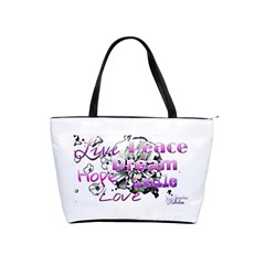 Live Peace Dream Hope Smile Love Large Shoulder Bag