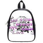 Live Peace Dream Hope Smile Love School Bag (Small) Front