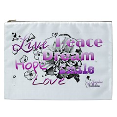 Live Peace Dream Hope Smile Love Cosmetic Bag (xxl)